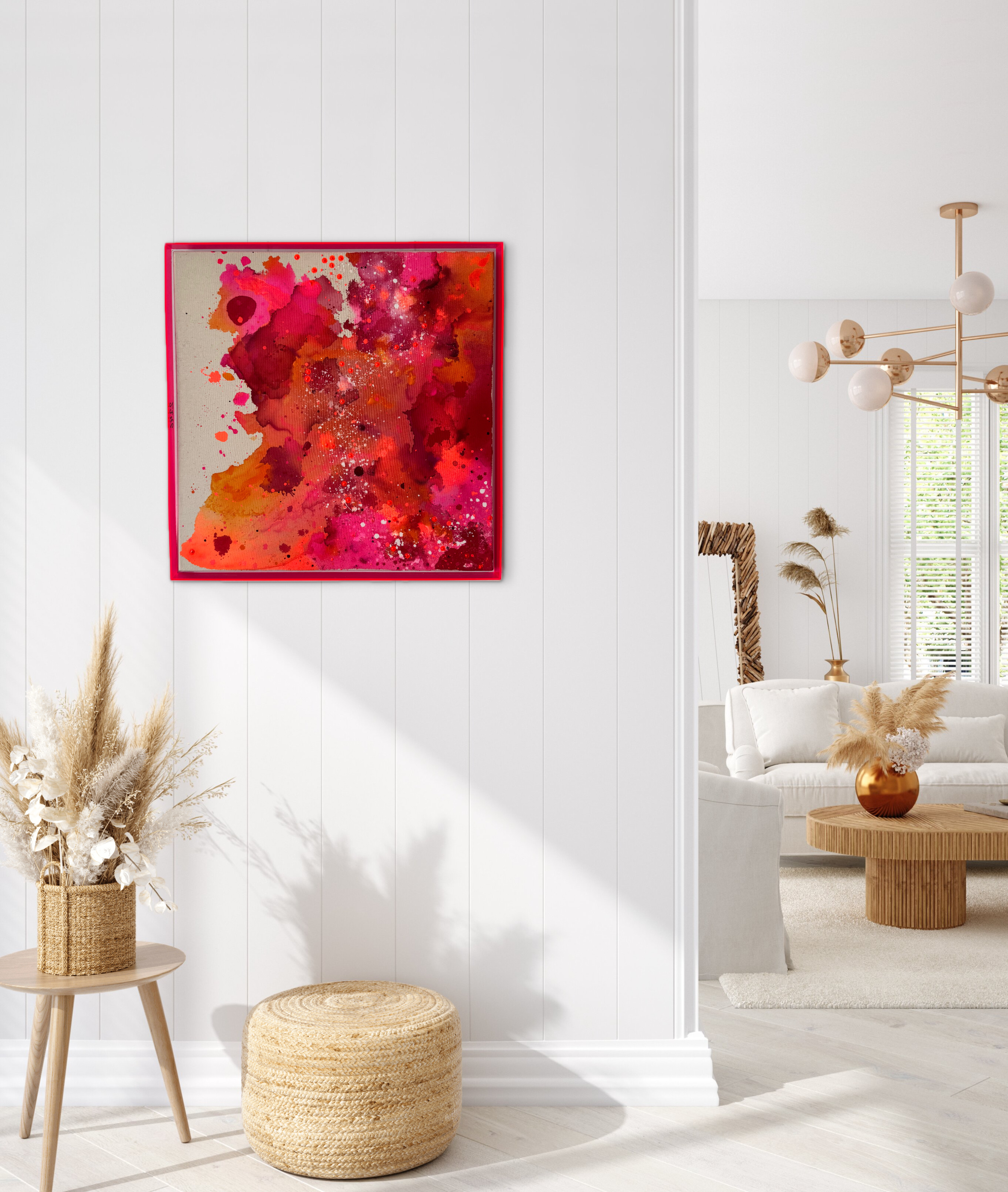 Akkorde - Präsenz, 2026, Acryl auf roher Baumwollleinwand, Ansicht 25